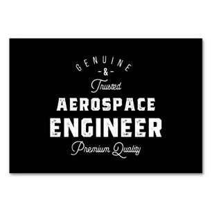 Numéro De Table Cadeau pour ingénieur aérospatial