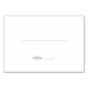 Numéro De Table Calme Gris Minimaliste Ligne