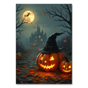 Numéro de table Carte Halloween