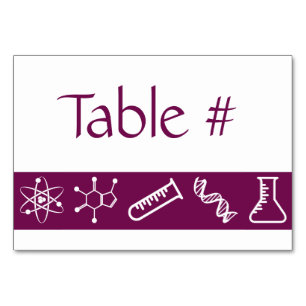 Numéro De Table Carton de table Forces Attractives dans le Vin