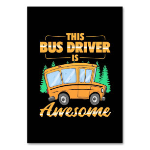 Numéro De Table Ce Pilote De Bus Est Super