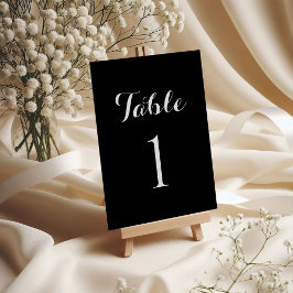 Numéro De Table Célébration du 50e anniversaire