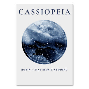 Numéro De Table Céleste, n'importe quelle Constellation Bleu et Gr