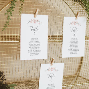 Numéro de table Cerisier Fleur Numéro de siège Car