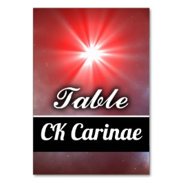 Numéro De Table CK Carinae