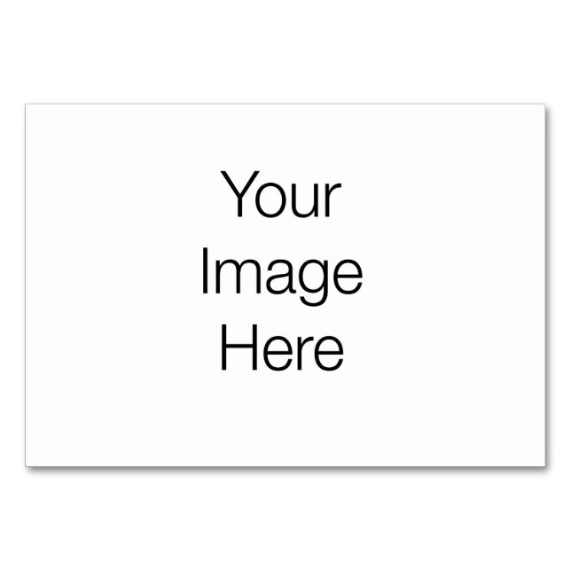 Numéro De Table Conception personnalisée (Devant)