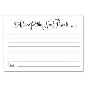 Numéro De Table Conseil pour les nouveaux parents