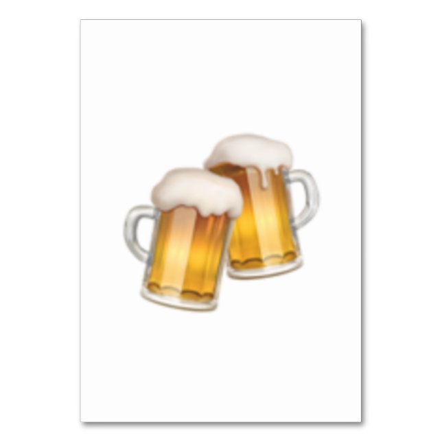 Numéro De Table Contrebande de bière - Emoji (Par défaut)
