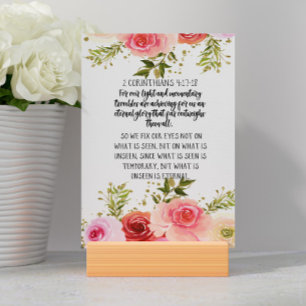 Numéro De Table Corinthiens Bible Verse Card