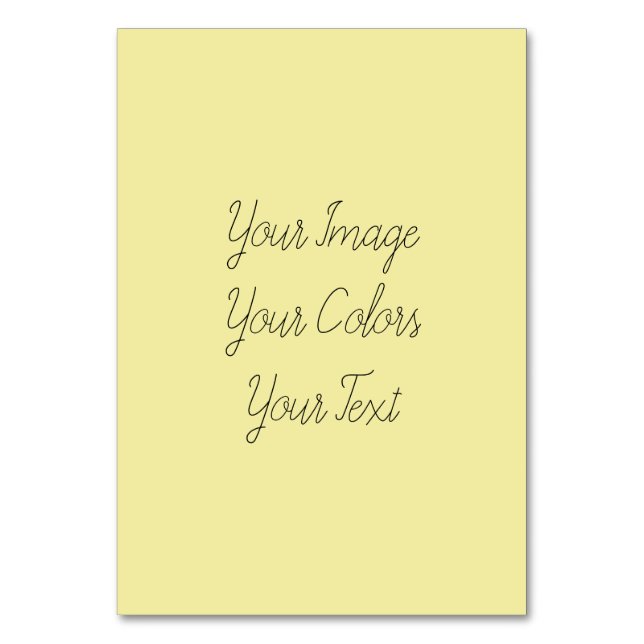 Numéro De Table Créez votre propre (Par défaut)