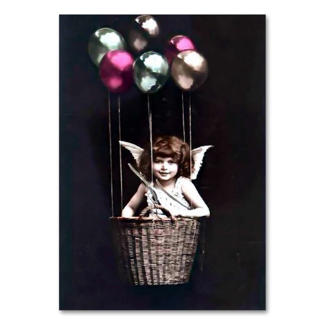 Numéro De Table Cupid vintage (Par défaut)