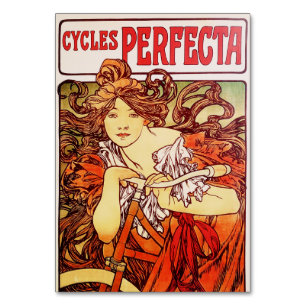 Numéro De Table Cycles Perfecta d'Alphonse Mucha