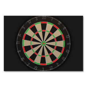 Numéro De Table Dartboard Lover