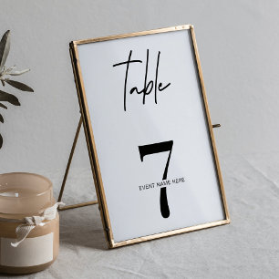 Numéro de table de gala de soirée d'entreprise min