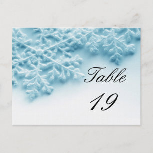 Numéro de table de l'événement Noël