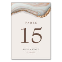Numéro de table de marbre de pierre d'âge