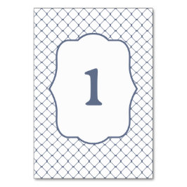 Numéro de table de pêche Acier bleu