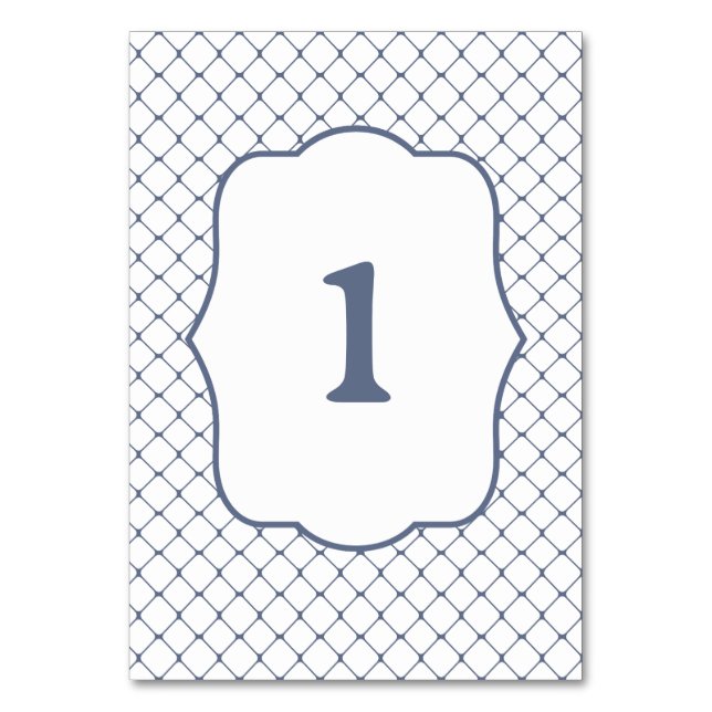 Numéro de table de pêche Acier bleu (Par défaut)