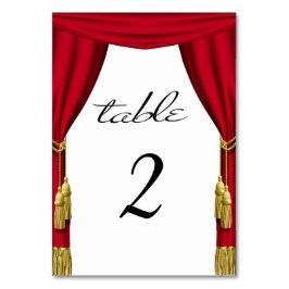 Numéro de table de thème de film