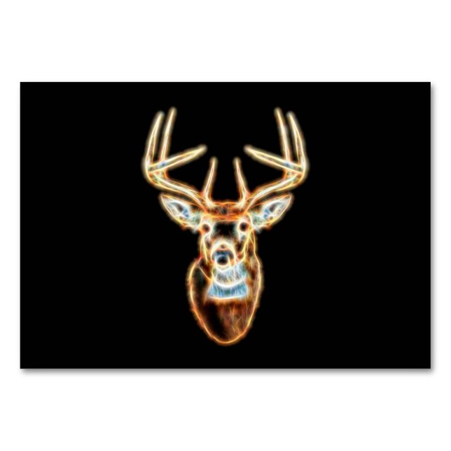 Numéro De Table Design de Deer Head Energy Spirit (Devant)