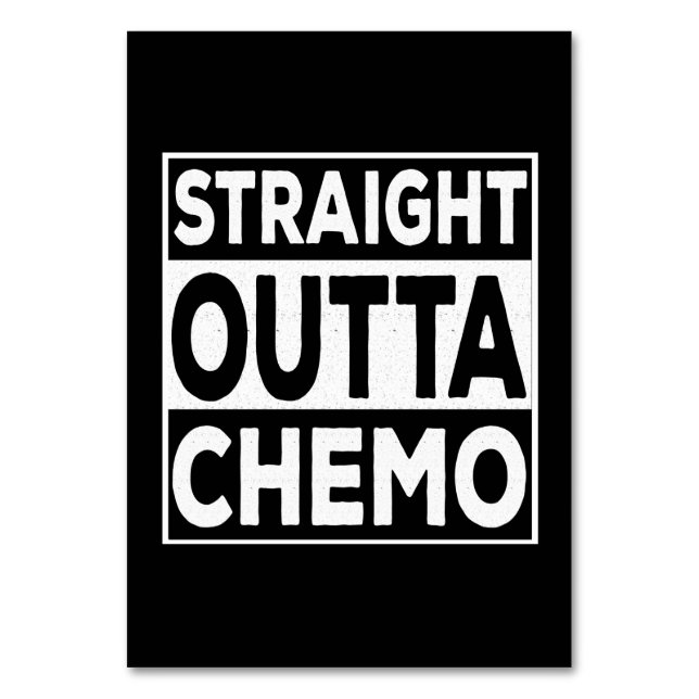 Numéro De Table Droite Outta Chemo (Par défaut)