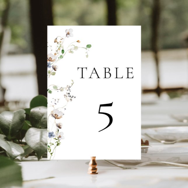 Numéro de table du Fleur sauvage Dainty (Créateur téléchargé)