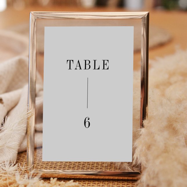 Numéro de table du Mariage contemporain moderne (Créateur téléchargé)