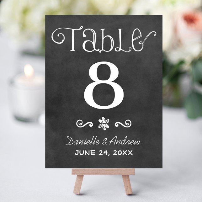Numéro de table du Mariage de tableau de bord de s (Créateur téléchargé)