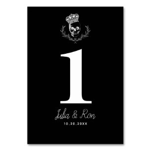 Numéro de table du Mariage du crâne royal