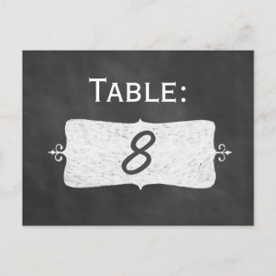 Numéro de table du tableau