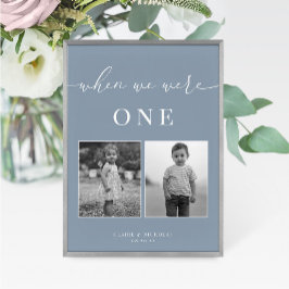 Numéro De Table Dusty Blue Modern Elegant Mariage Age Numéro de ta