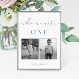 Numéro De Table Dusty Blue Modern Elegant Mariage Age Numéro de ta