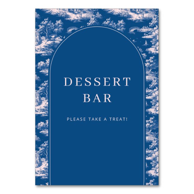 Numéro De Table Elegant Dessert Bar Invitation (Par défaut)
