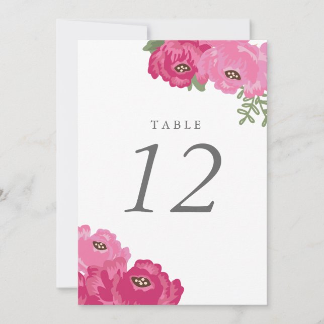 Numéro de table élégant en pot de maçon (Devant)