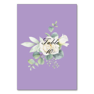 Numéro De Table Élégant eucalyptus botanique été