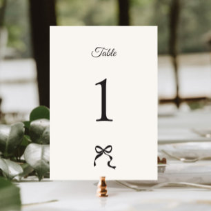 Numéro De Table Élégant Mariage minimal à mâchoires
