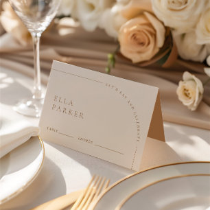 Numéro De Table Elégant minimaliste moderne Boho Mariage lieu d'hô