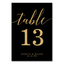 Élégant nombre minimal de tables d'or