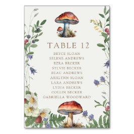 Numéro De Table Elegant Woodland | Forest Wedding