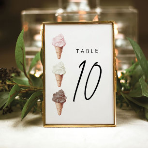 Numéro De Table Elle a été emportée Fête des mariées plat