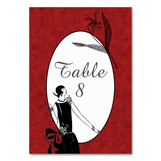 Numéro De Table Fashion Show des années 1920 (Par défaut)
