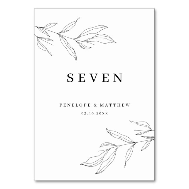 Numéro de table Feuille de feuillet de feuillage d (Par défaut)