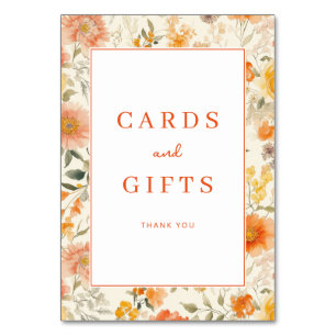 Numéro De Table Fleur botanique chaude de pêche