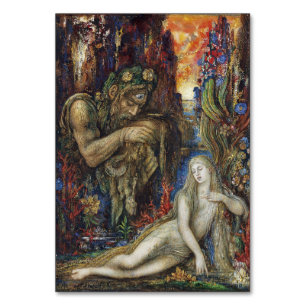 Numéro De Table Galatea, Art Symboliste Français par Gustave Morea