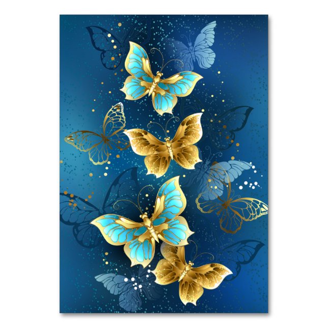 Numéro De Table Golden butterflies (Par défaut)