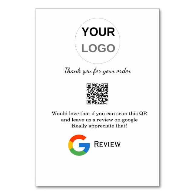 Numéro De Table Google examen logo de l'entreprise Analyser QR exa (Par défaut)