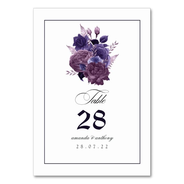 Numéro De Table Gothique vintage (Par défaut)