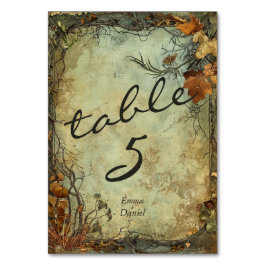 Numéro De Table Haven de Hobbiton pour Mariage