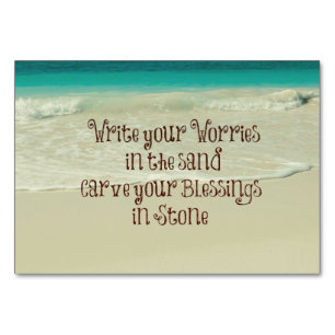 Numéro De Table Inspirational Carve your Blessings in Stone Citati