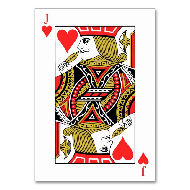 Numéro De Table Jack of Hearts (Par défaut)
